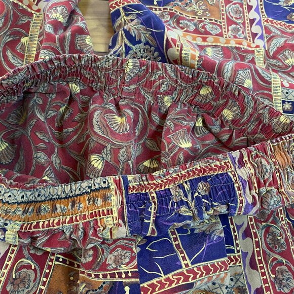 Boho Hippie Patchwork Pants Size Medium - Picture 5 of 8